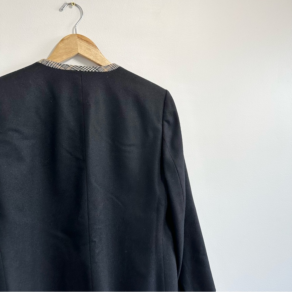 Vintage Pendleton Wool Jacket Collarless Blazer B… - image 5